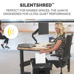 Clearance Fellowes AutoMax 100M 100-Sheet Micro-Cut Shredder (4629001)