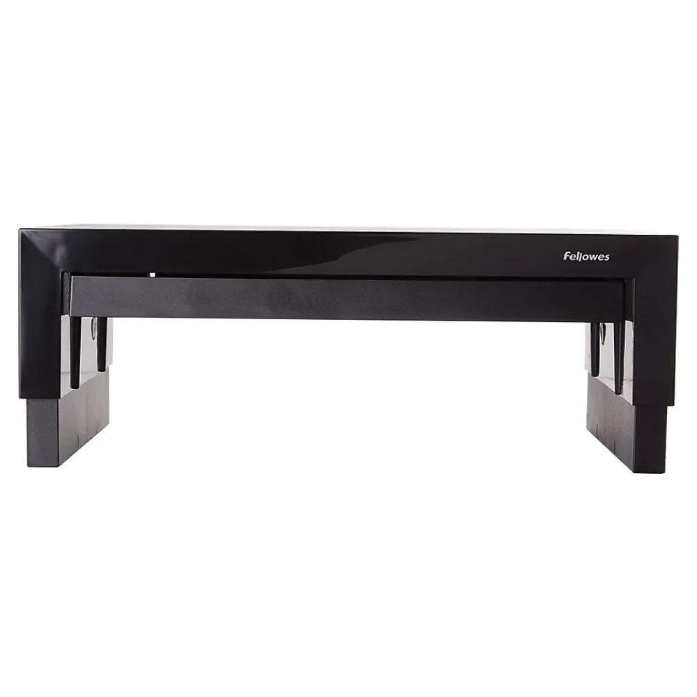 Outlet Fellowes Designer Suites Adjustable Monitor Riser, Up to 32", Black - 8038101