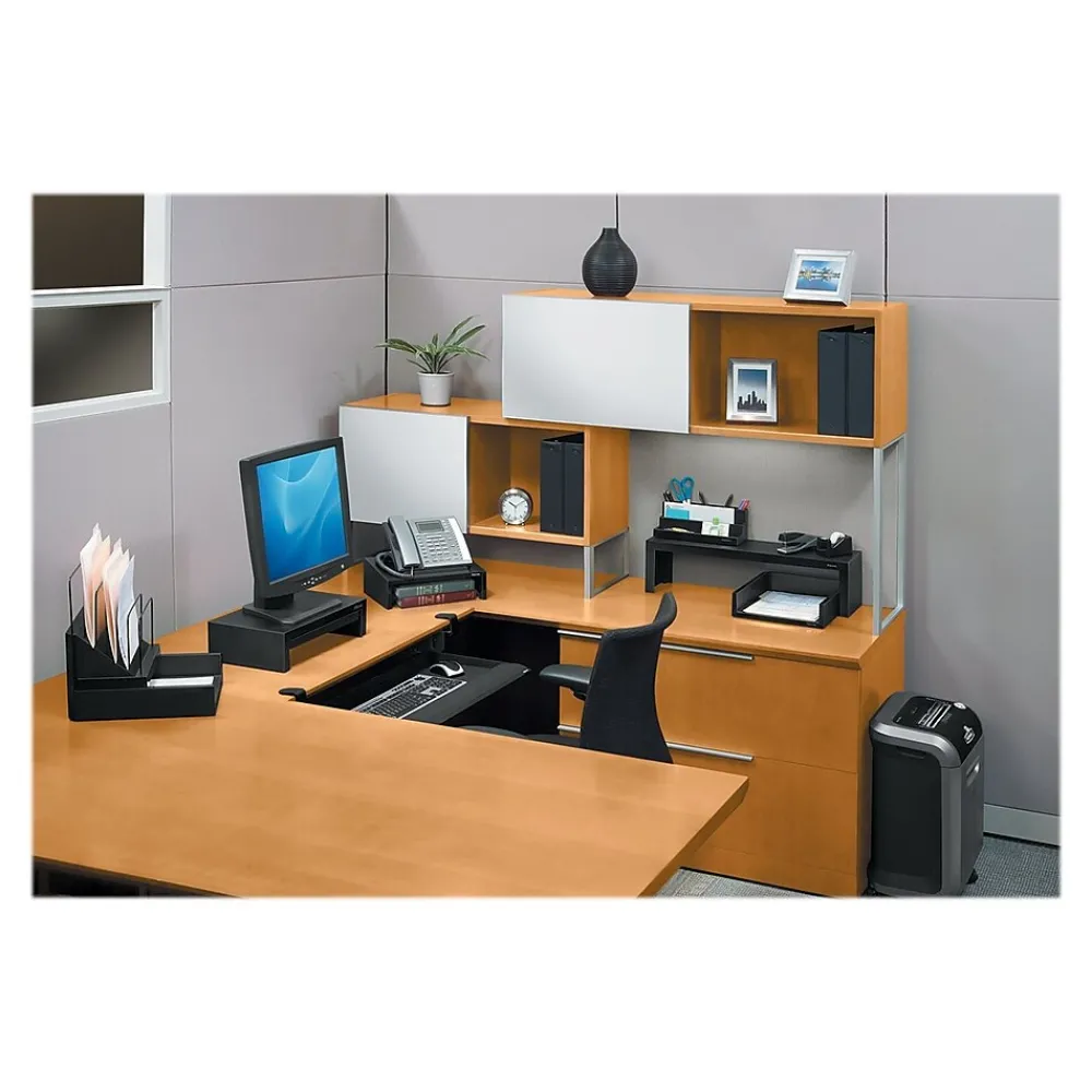 Outlet Fellowes Designer Suites Adjustable Monitor Riser, Up to 32", Black - 8038101