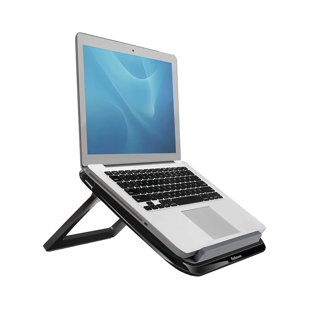 I-Spire Series 12.63" x 11.25" Laptop Stand, Black/Gray (8212001)<Fellowes Clearance