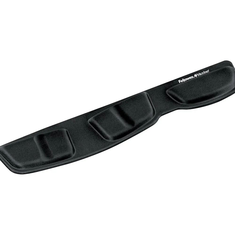 Sale Fellowes Keyboard Palm Support, Fabric, (9182801) Black