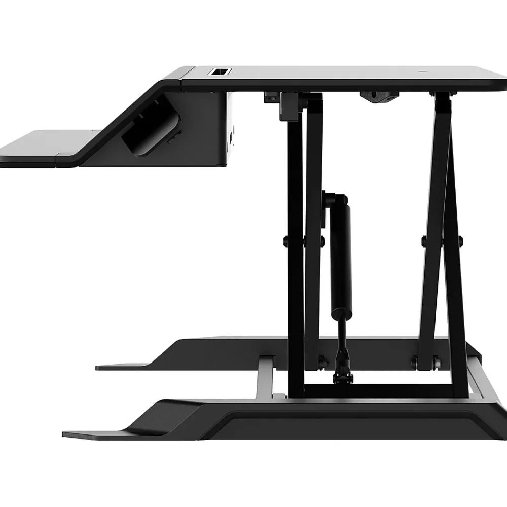 Standing Desks*Fellowes Lotus LT 32"W Manual Adjustable Standing Desk Converter, Black (8215001)