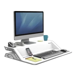 Clearance Fellowes Lotus Monitor Stand, White (0009901)