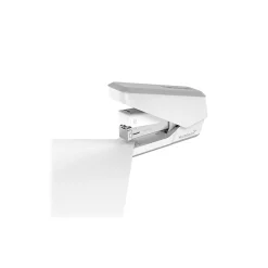 Staplers|Fellowes LX840 EasyPress Desktop Stapler, 25-Sheet Capacity, White (5011501)