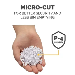 Clearance Fellowes LX200 12-Sheet Micro-Cut Shredder (5015001) Black