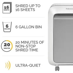 Sale Fellowes LX210 16-Sheet Micro-Cut Shredder (5015301)