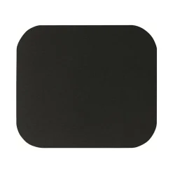 New Fellowes Mouse Pad, Non-Skid Rubber Backing, Black (58024)