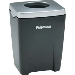 Clips & Fasteners|Fellowes ® Office Suites™ Paper Clip Cup, Black/Silver, 3-1/4