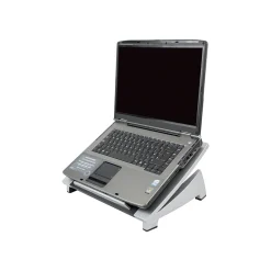 Office Suites 15.06"W x 10.5"D Plastic Laptop Riser, Black/Silver (8032001)<Fellowes Best