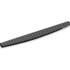 Discount Fellowes Photo Gel Keyboard Wrist Rest with MICROBAN, (9550001) Black Chevron
