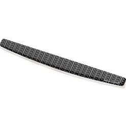 Discount Fellowes Photo Gel Keyboard Wrist Rest with MICROBAN, (9550001) Black Chevron