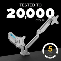 Sale Fellowes Platinum Series Adjustable Dual Arms, Up to 32