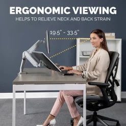 Sale Fellowes Platinum Series Adjustable Dual Arms, Up to 32