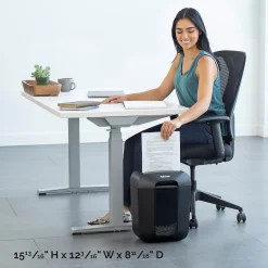 Discount Fellowes Powershred LX45 8-Sheet Cross Cut Personal Paper Shredder (FEL4400201)