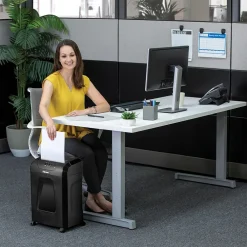 Clearance Fellowes Powershred 60MC 10 Sheet Micro-Cut Personal Shredder (4921002)