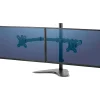 Outlet Fellowes Professional Series Free-standing Dual Horizontal Monitor Arm, Up to 27", Black (8043701)