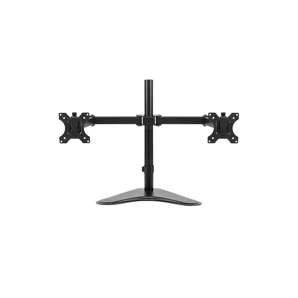 Best Fellowes Professional Series Free-standing Dual Horizontal Monitor Arm, Up to 27", Black (8043701 )