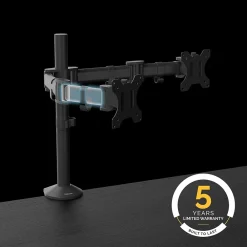 Fellowes Reflex Dual Adjustable Monitor Arm, Up to 27