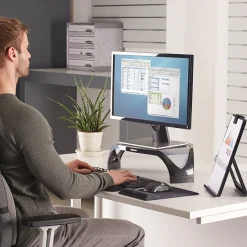 Outlet Fellowes Smart Suites Corner Monitor Riser, Up to 32