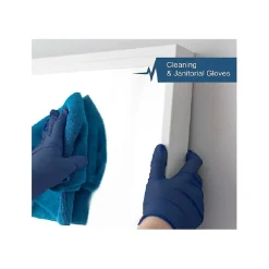 Powder Free Nitrile Gloves, Latex Free, Medium, Navy Blue, 50/Box (FMN100179)<FifthPulse Best