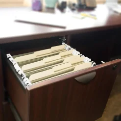 Hanging File Folders|Find It Heavy Duty Hanging File Folder, Legal Size, Green, 20/Pack (FT07043)