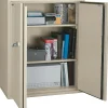 File Cabinets*FireKing 1 Hour Fire Resistant Storage Cabinet, 3-Shelf, Parchment, 19 1/4"D, Inside Delivery
