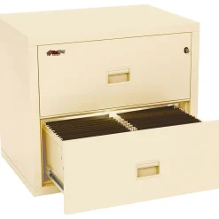File Cabinets*FireKing Compact Turtle Lateral File Cabinet, 27.8" x 31.01", Letter/Legal, Fire Resistant, Tan (2R3122CPAI)