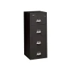 File Cabinets*FireKing 2-Hour 4-Drawer Fire Resistant Vertical File Cabinet, Legal Size, Inside Delivery, Black