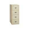 File Cabinets*FireKing Patriot 4-Drawer Vertical File Cabinet, Fire Resistant, Legal, Beige, 31.56"D (4P-2131-CPA)
