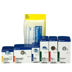 SmartCompliance First Aid Only ANSI 2015 Retro Large Food Service Hard Plastic First Aid Cabinet Refill for up to 25 People (90746)