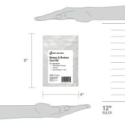 First Aid Only Bumps and Bruises Care Kit,3 Pieces, 25 Packs/Carton (91577)