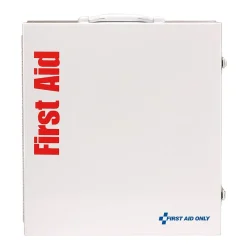 First Aid Only Metal First Aid Cabinet with Medication, ANSI Class B, 150 People, 675 Pieces (90575)