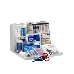 First Aid Only Metal First Aid Kit with Medication, 25 People, 106 Pieces (224-U/FAO)