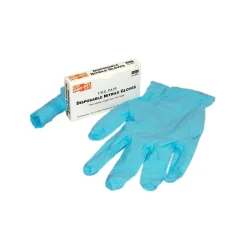 Nitrile Exam Gloves, Latex Free, 4/Box (21-026/AN5011)<First Aid Only Best