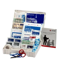First Aid Only Plastic First Aid Kit, 10 People, 62 Pieces (222-U)
