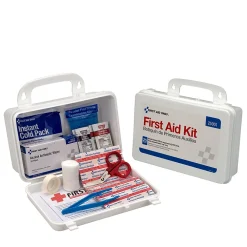 First Aid Only Plastic First Aid Kit, 25 People, 112 Pieces (25001)