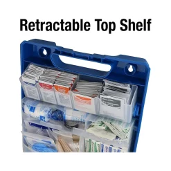 First Aid Only QuickTreat First Aid Kit, Plastic Case, 50 People, 370 Pieces (91407)