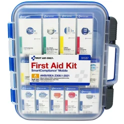 SmartCompliance First Aid Only Plastic First Aid Kit, ANSI Class A, 25 People, 112 Pieces (91537)