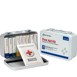 First Aid Only Unitized Metal First Aid Kit, 10 People, 65 Pieces (240-AN)