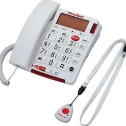 First Alert ® Big Button Telephone with Emergency Key and Remote Pendant (SFA3800)