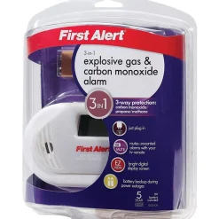 First Alert Combination Explosive Gas and Carbon Monoxide Alarm with Backlit Digital Display (FATGCO1CN)