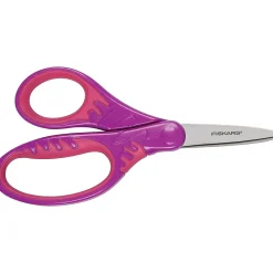 Scissors|Fiskars Softgrip 5" Stainless Steel Kid's Scissors, Pointed Tip, Assorted Colors (194230-1001)