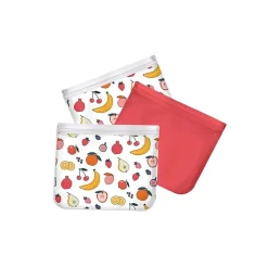 Fit & Fresh Back to School Sketchy Fruits Print Reusable Lunch Bag, Multicolored (8305K3888)