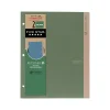 Pocket Folders|Five Star 100% Recycled 3-Hole Punched 2-Pocket Paper Folder, Assorted Colors (330027-22)
