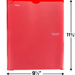 Pocket Folders|Five Star Pocket and Prong 3-Hole Punched 2-Pocket Folders, Assorted Colors (34136)