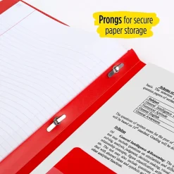 Pocket Folders|Five Star 2-Pocket Fastener Folder, Assorted Colors (34030)