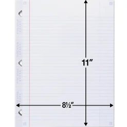 Filler Paper|Five Star Reinforced College Ruled Filler Paper, 8.5