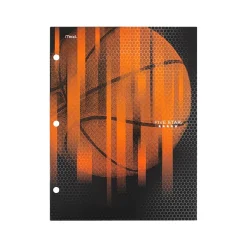 Pocket Folders|Five Star Sports 3-Hole Punched 4-Pocket Folder, Assorted Colors (33176)