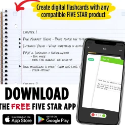 Subject Notebooks|Five Star 3-Subject Notebooks, 8.5