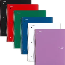 Subject Notebooks|Five Star 3-Subject Notebooks, 8.5